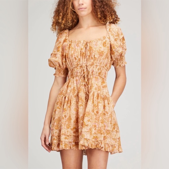 ULLA JOHNSON Juniper Mini Dress Sz 2 - Picture 2 of 5